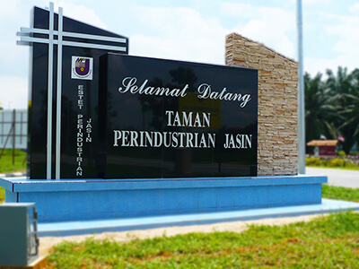 Signboard Jasin 1 