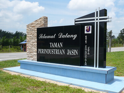 Signboard Jasin 2 
