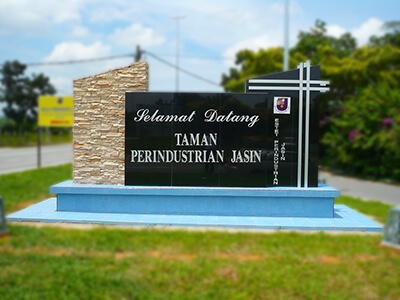 Signboard Jasin 3 